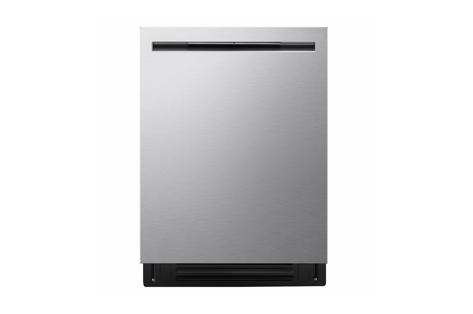 Vue avant de Lave-vaisselle FlushFit🅪 LG | 46 dB, QuadWash🅫 Pro, AutoVentDry🅪, 3e panier ajust., ind. d’état au plancher, commande sup., acier inox. LDNPQ555S